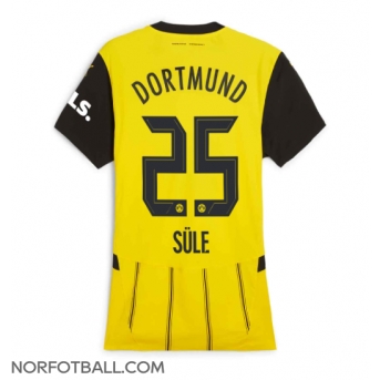 Billige Fotballdrakt Borussia Dortmund Niklas Sule #25 Replika Hjemmedrakt Dame 2024-25 Kortermet